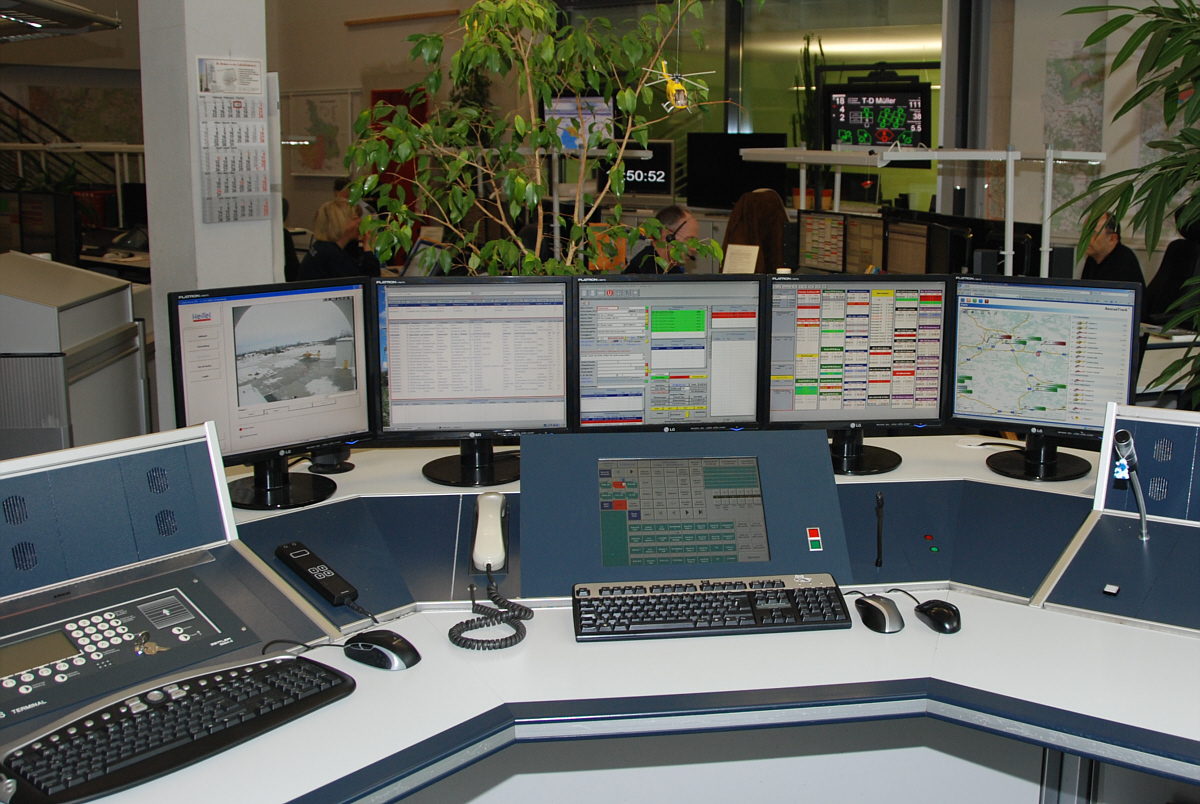 Arbeitsplatz Leitstelle